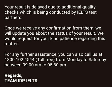 Result delayed due to additional quality checks : r/IELTS.